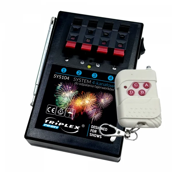 Electrische zender+ontvanger 4 kanaals
