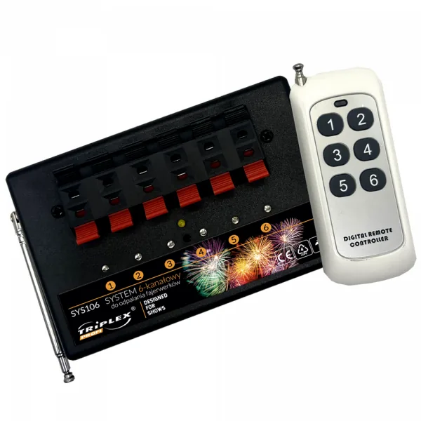 Electrische zender+ontvanger 6 kanaals